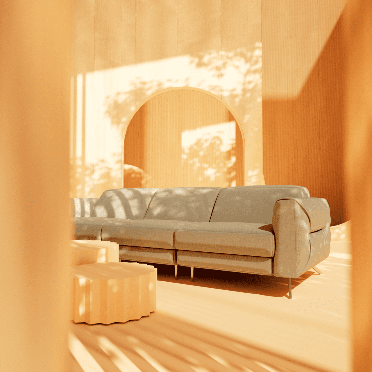 ORANGE SPACE SOFA