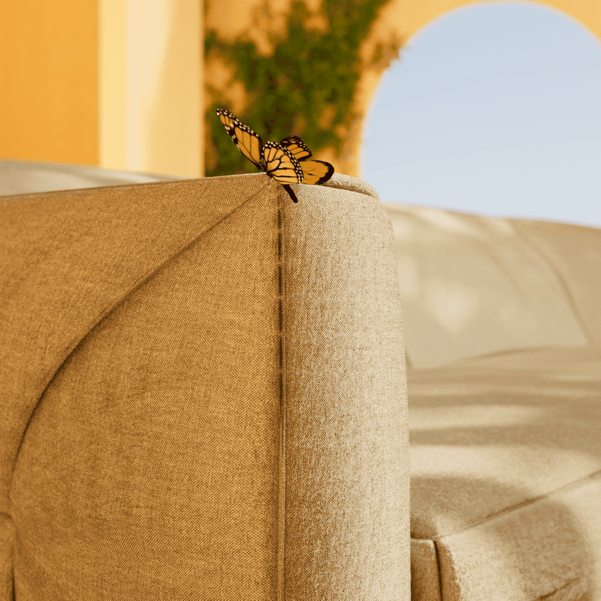 ORANGE SPACE SOFA